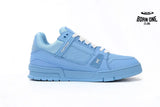 Louis Vuitton Trainer Blue Embossed Monogram 1AARFI