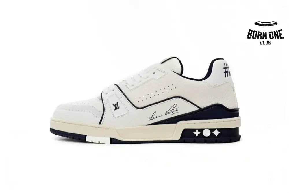 Louis Vuitton Trainer All Blue Dark Dlue Lychee Pattern 1ABFA9