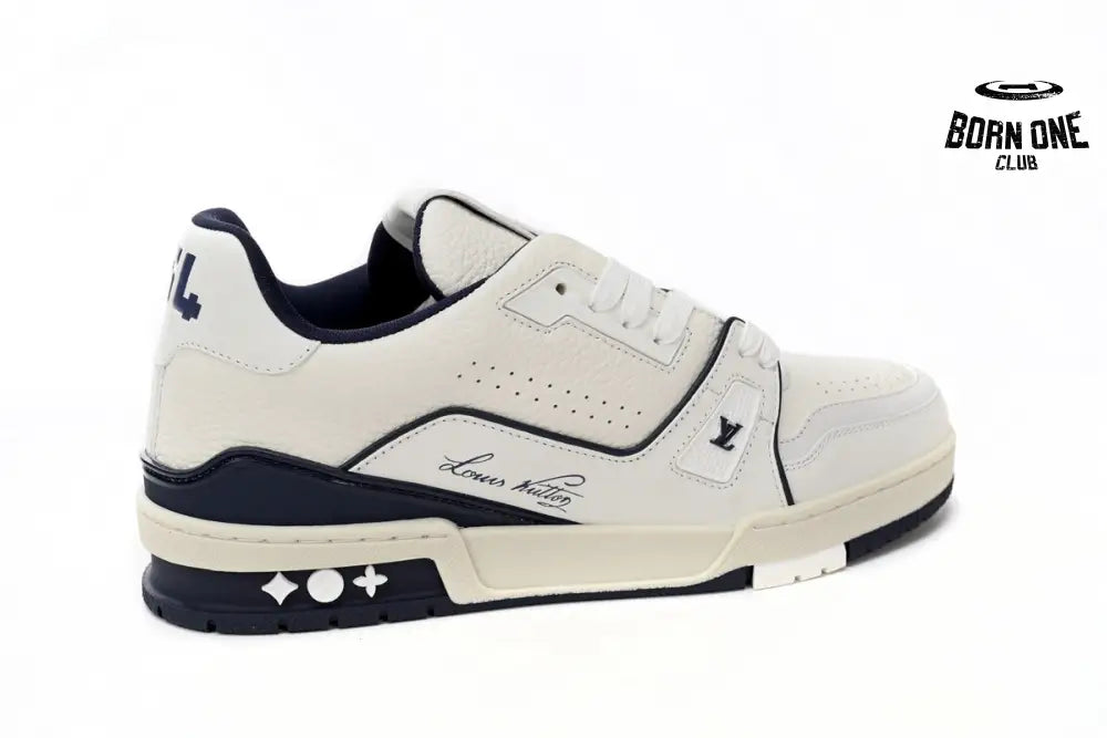 Louis Vuitton Trainer All Blue Dark Dlue Lychee Pattern 1ABFA9