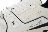 Louis Vuitton Trainer All Blue Dark Dlue Lychee Pattern 1ABFA9