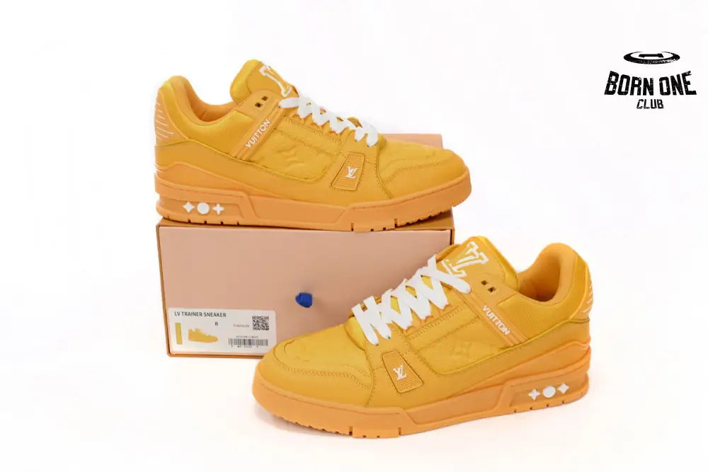 Louis Vuitton Trainer Yellow Embossed Monogram 1AARG0