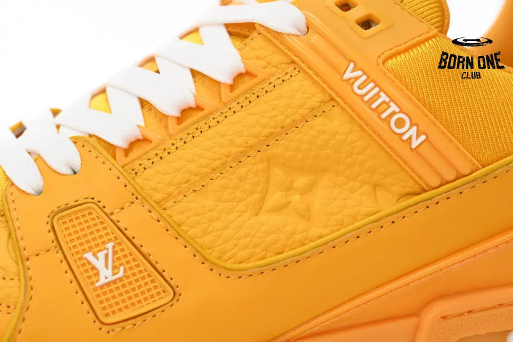 Louis Vuitton Trainer Yellow Embossed Monogram 1AARG0