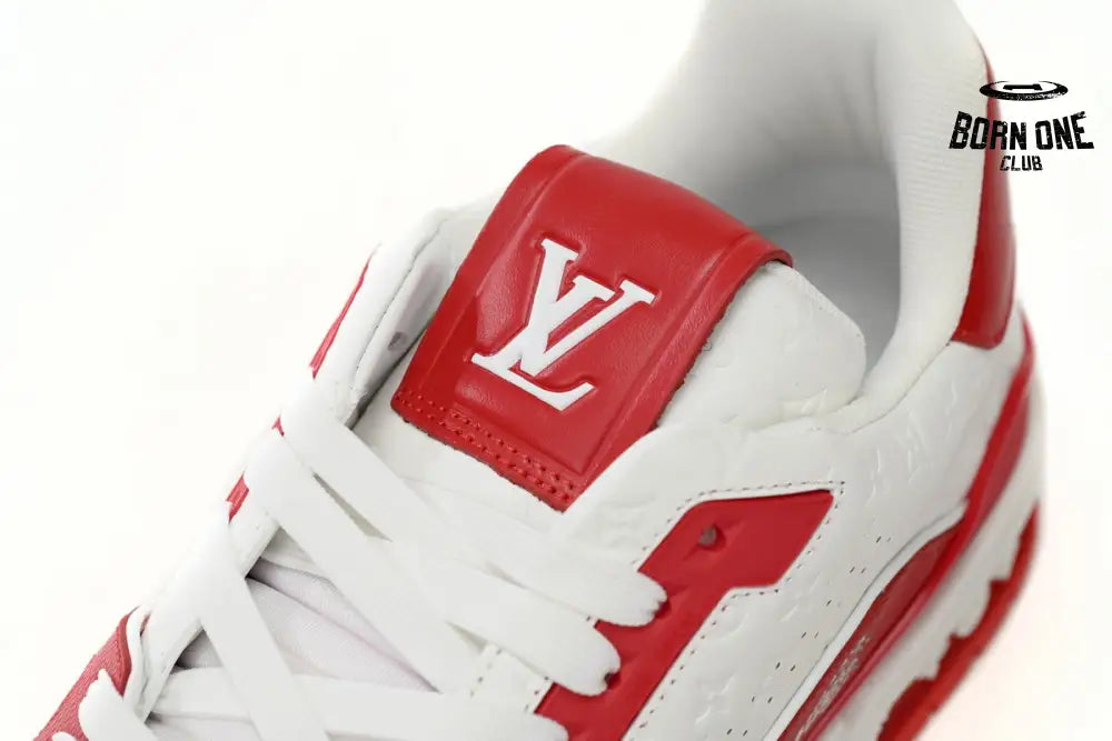 Louis Vuitton Trainer #54 Signature Red White 1AANFH