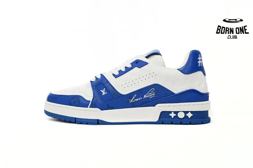 Louis Vuitton Trainer #54 Signature Blue White