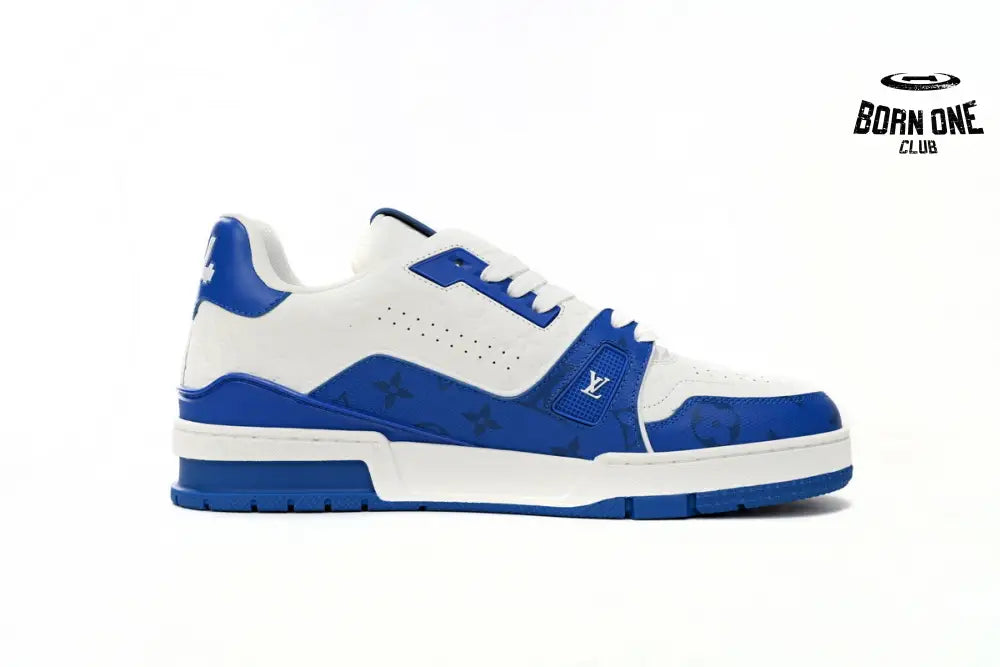Louis Vuitton Trainer #54 Signature Blue White