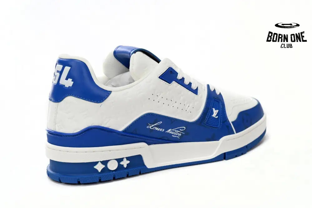 Louis Vuitton Trainer #54 Signature Blue White