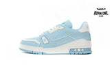 Louis Vuitton Trainer #54 Light Blue White 1AAHSJ