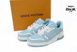 Louis Vuitton Trainer #54 Light Blue White 1AAHSJ