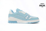Louis Vuitton Trainer #54 Light Blue White 1AAHSJ