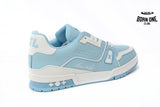 Louis Vuitton Trainer #54 Light Blue White 1AAHSJ