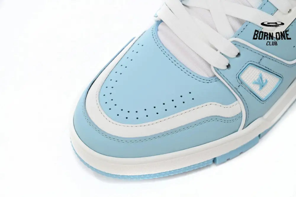 Louis Vuitton Trainer #54 Light Blue White 1AAHSJ