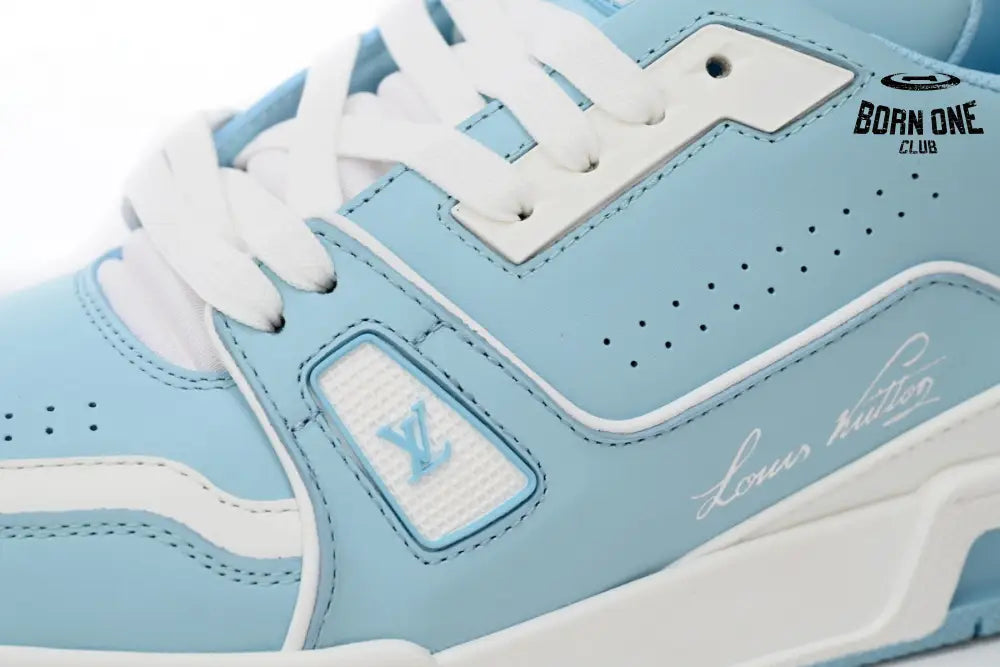 Louis Vuitton Trainer #54 Light Blue White 1AAHSJ