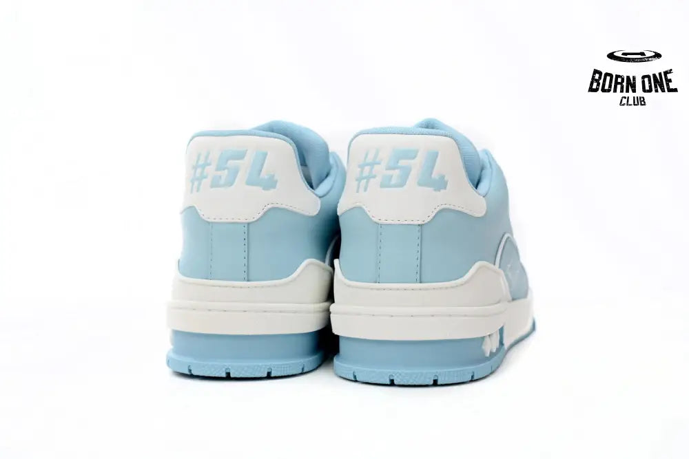 Louis Vuitton Trainer #54 Light Blue White 1AAHSJ
