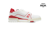 Louis Vuitton Trainer #54 Signature White Red 1ABFBE
