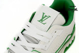 Louis Vuitton Trainer #54 Signature White Green 1ABNIS