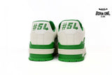 Louis Vuitton Trainer #54 Signature White Green 1ABNIS