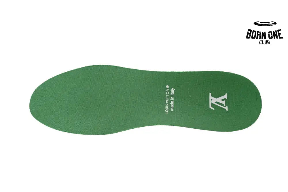 Louis Vuitton Trainer #54 Signature White Green 1ABNIS