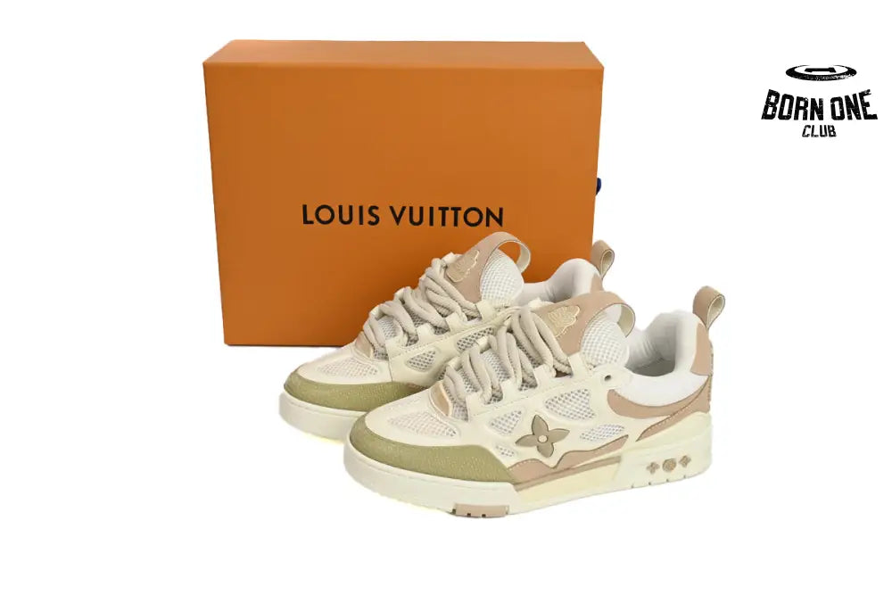 Louis Vuitton LV Skate Sneaker Beige White 1AARQH