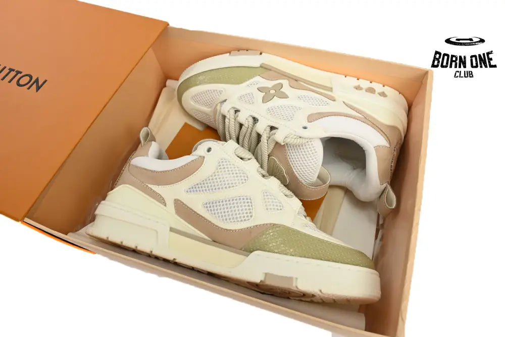 Louis Vuitton LV Skate Sneaker Beige White 1AARQH