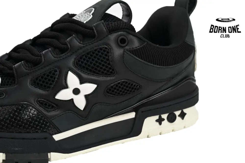 Louis Vuitton LV Skate Sneaker Black White 1AARR2