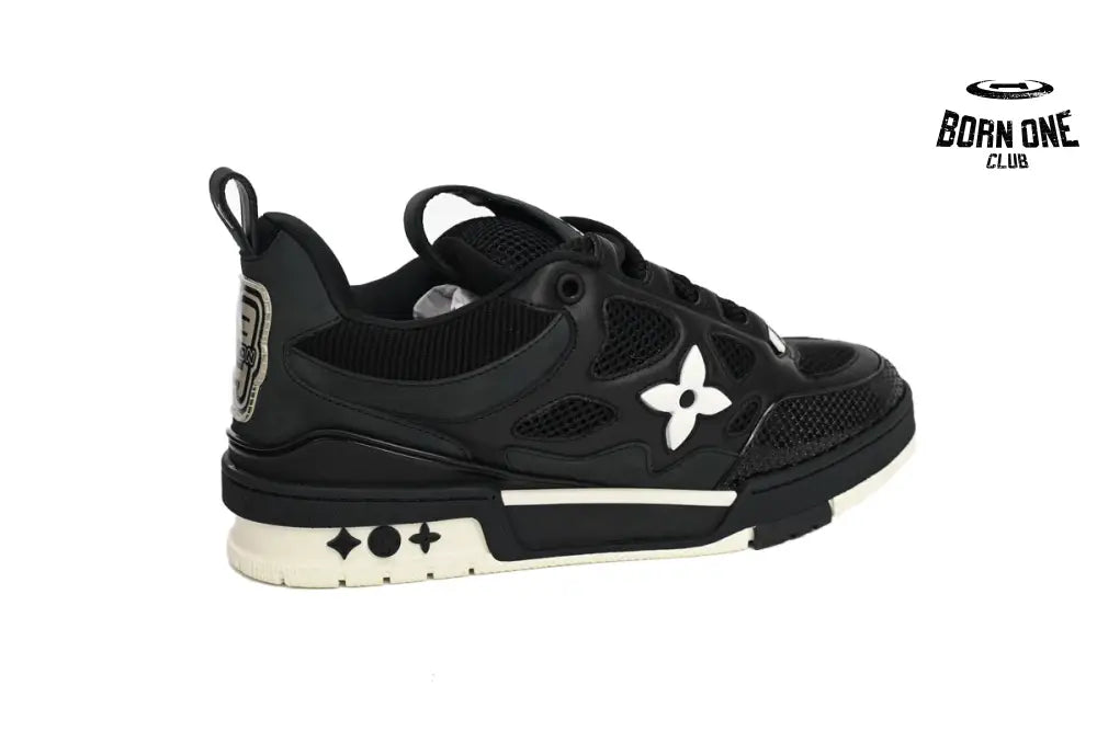 Louis Vuitton LV Skate Sneaker Black White 1AARR2