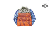 The North Face x KAWS Retro 1996 Nuptse Jaqueta Moonlight Ivory Nuptse Print NF0A7WLX