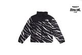 The North Face Splicing White And Black Zebra Jaqueta