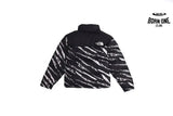 The North Face Splicing White And Black Zebra Jaqueta