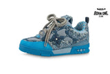 Louis Vuitton LV Skate Trainer Blue Swarovski Monogram 1ABMHB