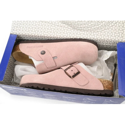 Birkenstock Boston Suede Leather Light Rose 1026171