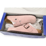Birkenstock Boston Suede Leather Light Rose 1026171