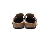 Birkenstock Boston Soft Footbed Suede Leather Taupe 0560773