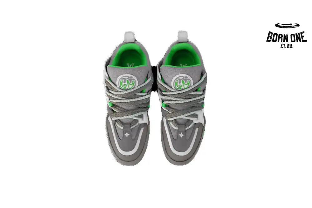 Louis Vuitton LV Skate Sneaker Grey Green 1ABZ4R