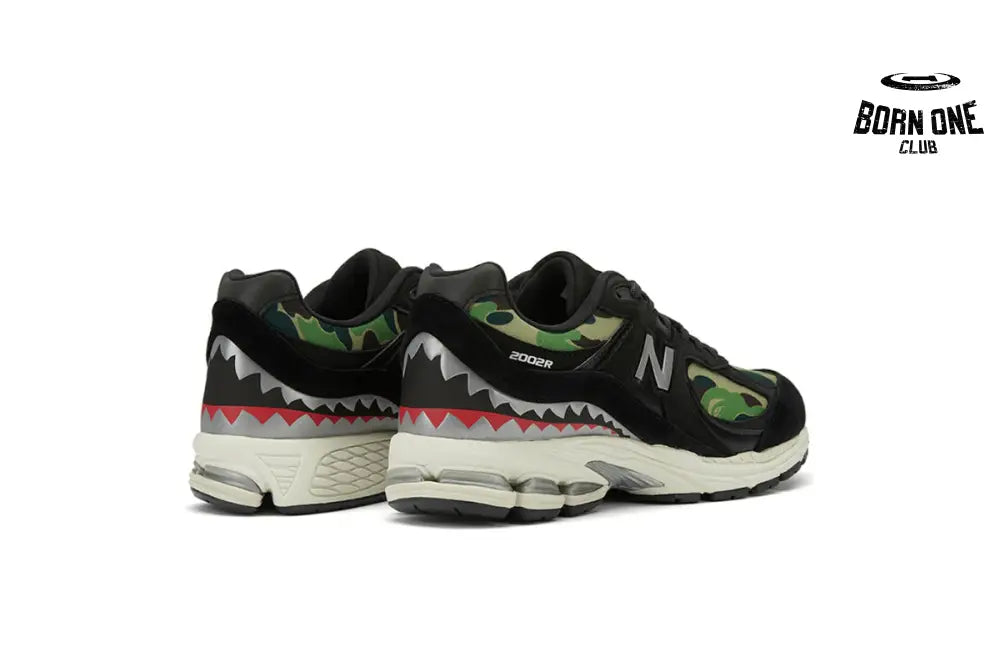 New Balance 2002R Bape Green Camo M2002RBF