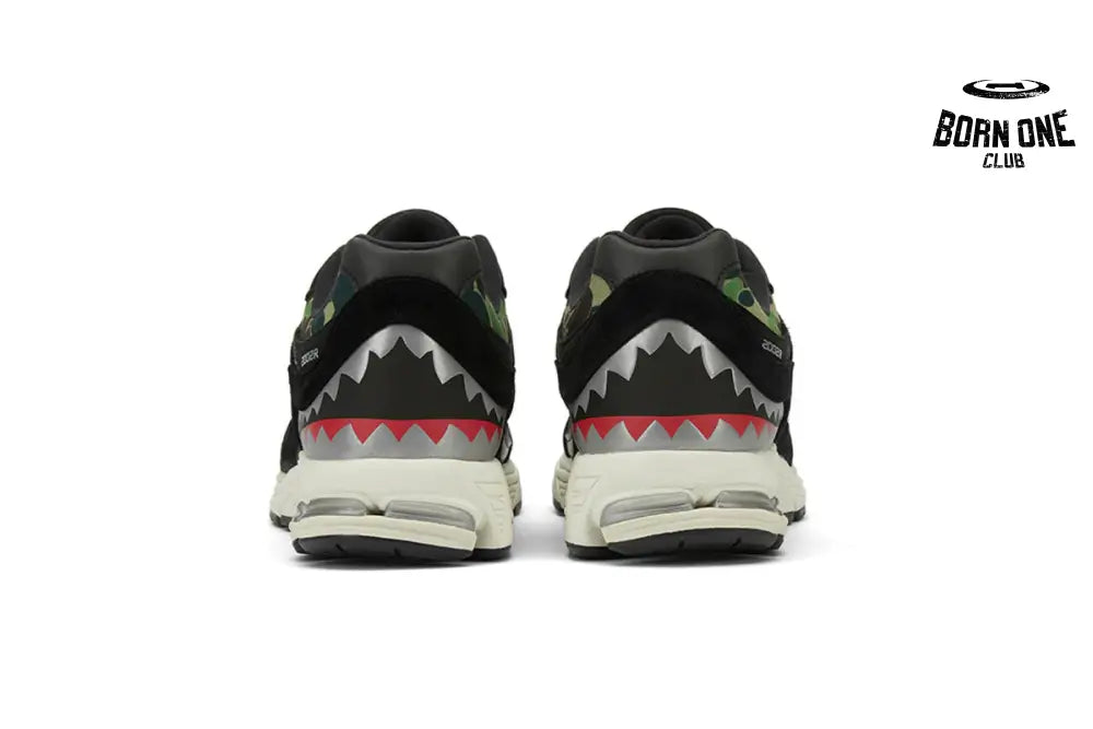 New Balance 2002R Bape Green Camo M2002RBF
