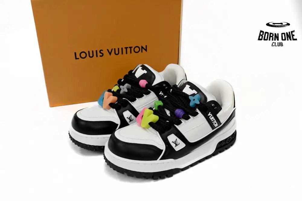 Louis Vuitton Trainer Maxi Black White 1AB8SC/1AB8SI