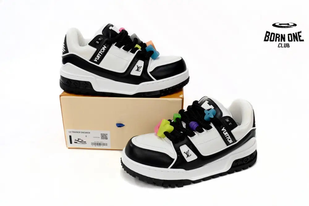 Louis Vuitton Trainer Maxi Black White 1AB8SC/1AB8SI