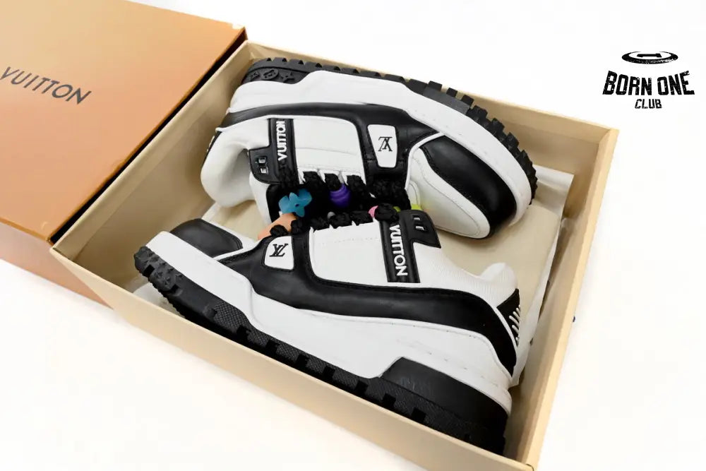 Louis Vuitton Trainer Maxi Black White 1AB8SC/1AB8SI