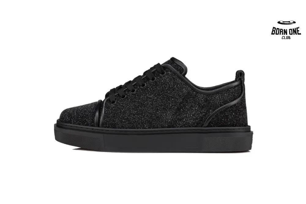 Christian Louboutin Adolon Junior Panelled Leather Low-top Trainers 3220991BK01