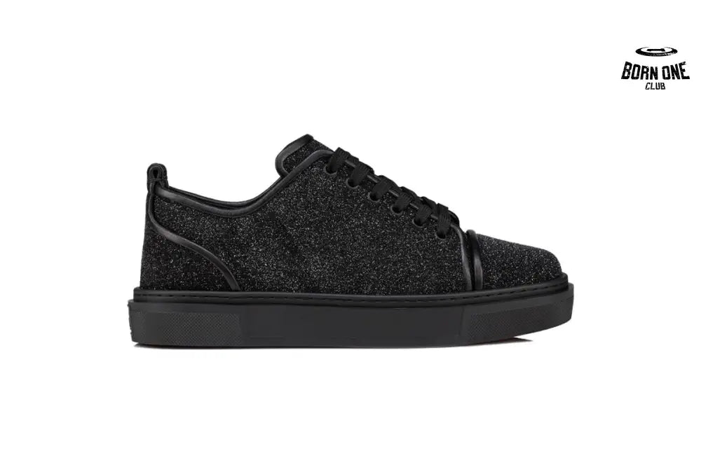 Christian Louboutin Adolon Junior Panelled Leather Low-top Trainers 3220991BK01
