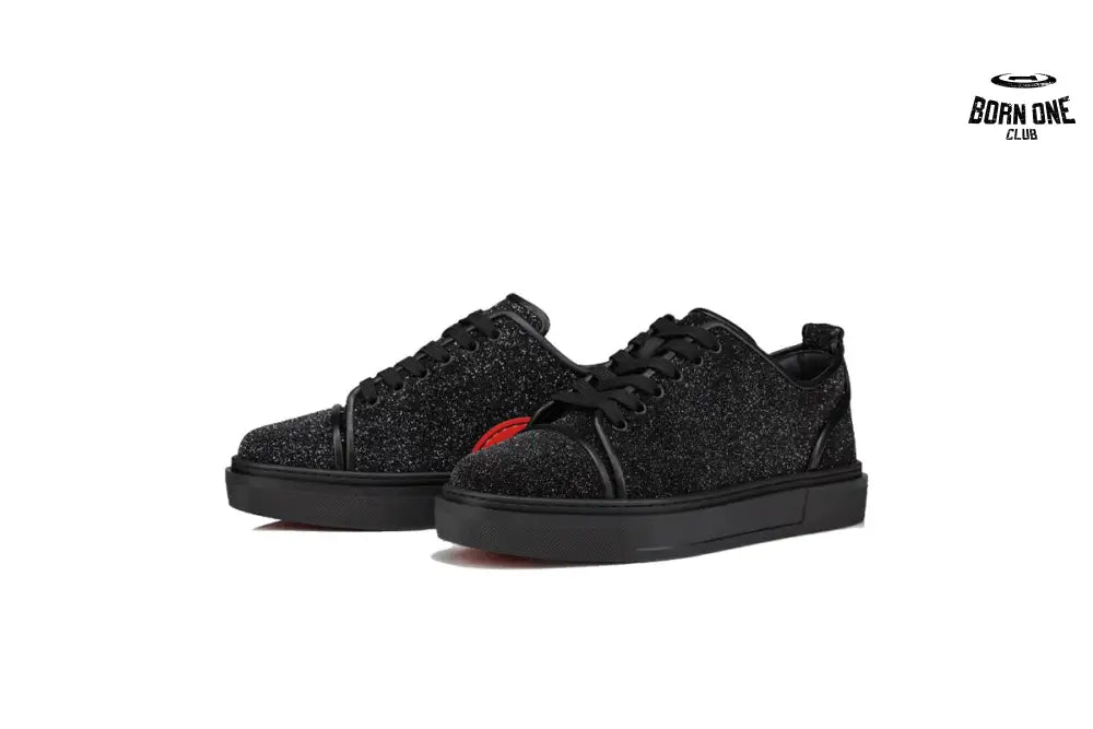 Christian Louboutin Adolon Junior Panelled Leather Low-top Trainers 3220991BK01