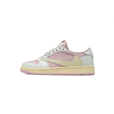 Air Jordan 1 Low OG x Travis Scott White Pink DM7866-600