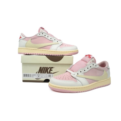 Air Jordan 1 Low OG x Travis Scott White Pink DM7866-600