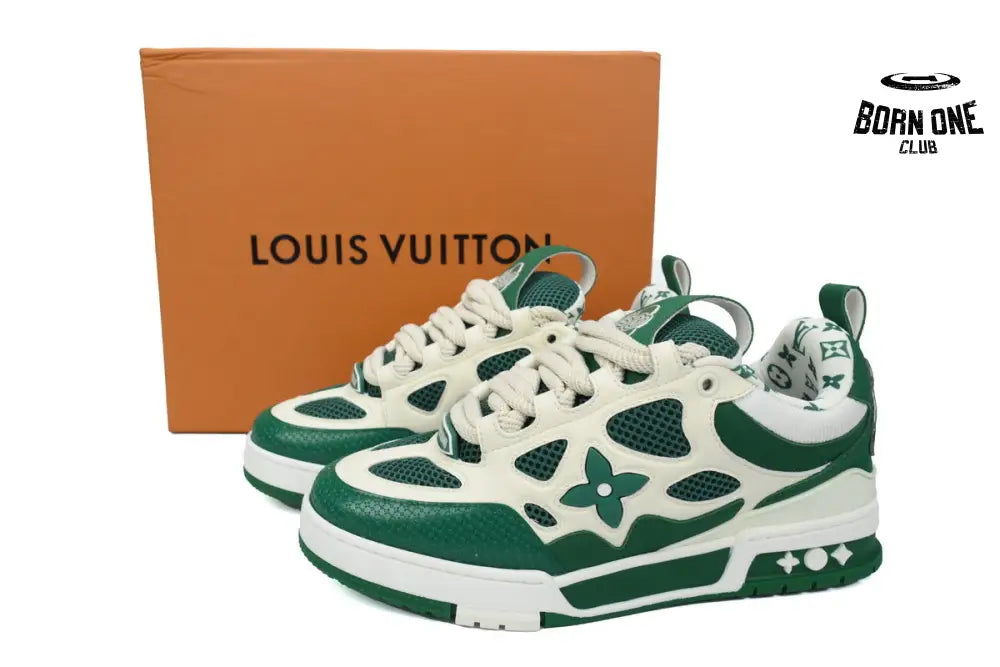 Louis Vuitton LV Skate Sneaker Green White 1AC520