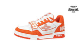Louis Vuitton Trainer Monogram Denim Orange