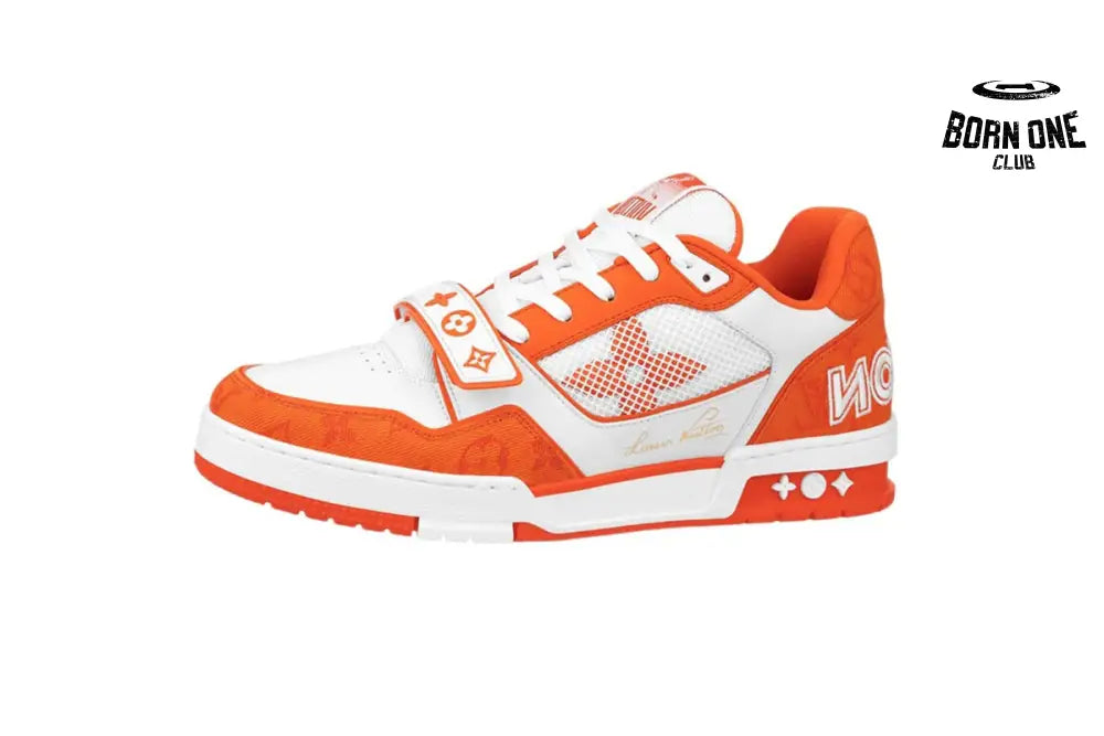 Louis Vuitton Trainer Monogram Denim Orange