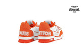 Louis Vuitton Trainer Monogram Denim Orange