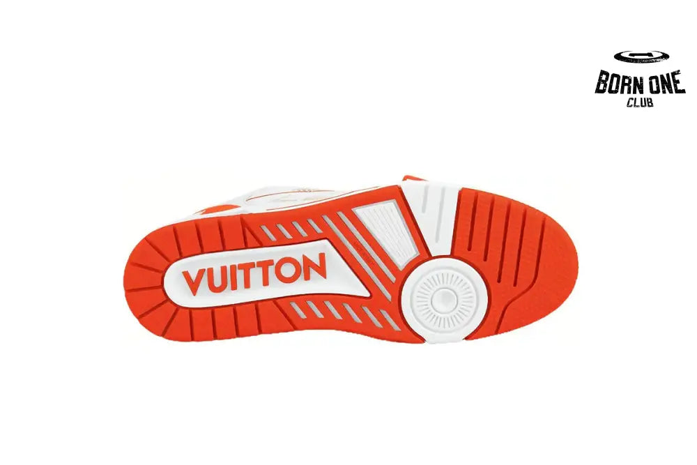Louis Vuitton Trainer Monogram Denim Orange