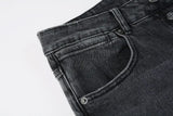 Calça Jeans Ksubi Preta Patches Bordados