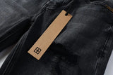 Calça Jeans Ksubi Preta Patches Bordados